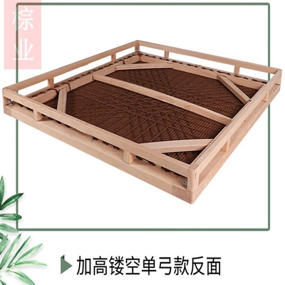 私人五层纯手工棕绷床垫天然无胶漆偏硬透气防潮护腰山棕床垫