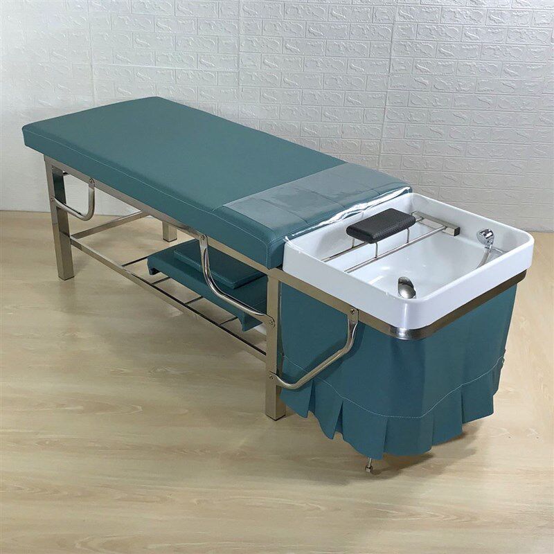 发廊冲水床泰式全躺按摩美发床即热水器一体洗头床理发店,商业/办公家具,美容床/美发床/洗头床,淘宝优惠券,粉丝福利购,淘宝优惠卷
