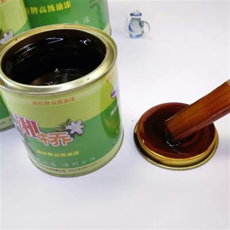 湘桥牌腰果合成漆酸枝红木纹油漆黄花梨红檀原木器茶盘家具翻新漆