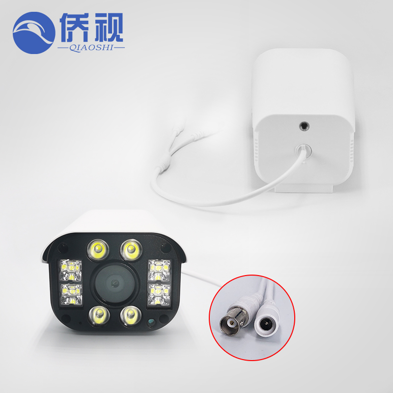 万同轴模拟夜视全彩室内外老式高防水有线广角监控器摄像头