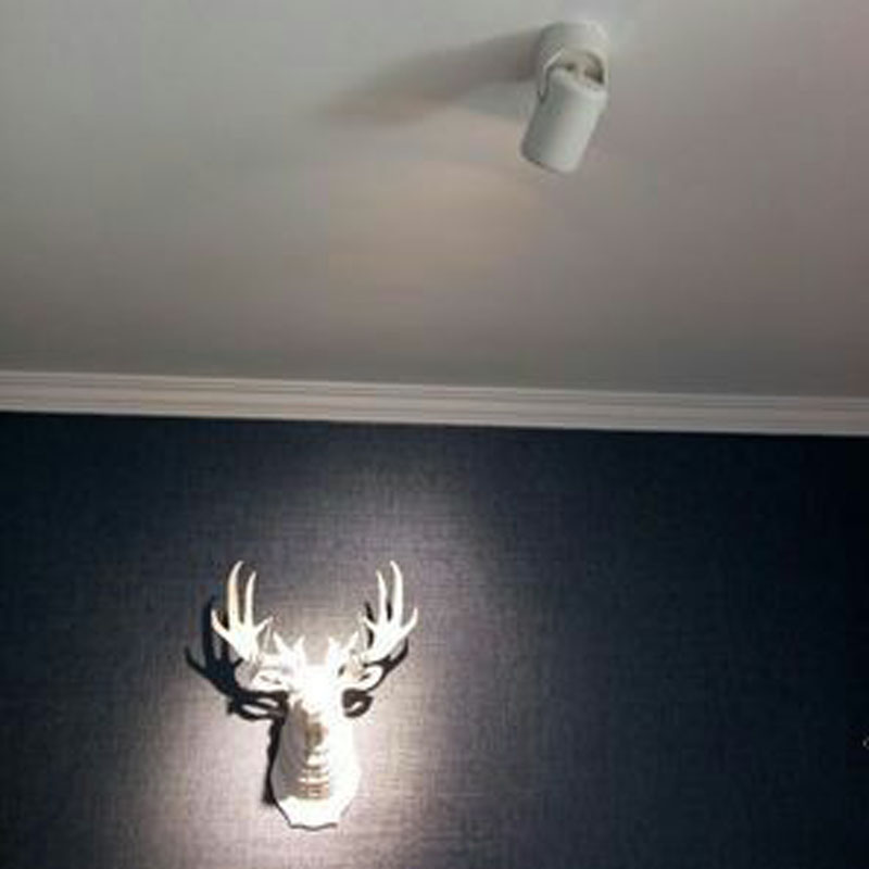 led座式吸顶射灯落地聚光灯W2WW彩色彩光带免布线免安装