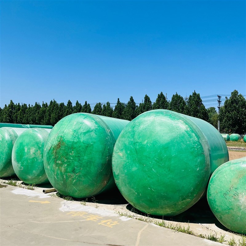 玻璃钢化粪池//10/20//100立方三级一体成品玻璃钢隔油池厂家