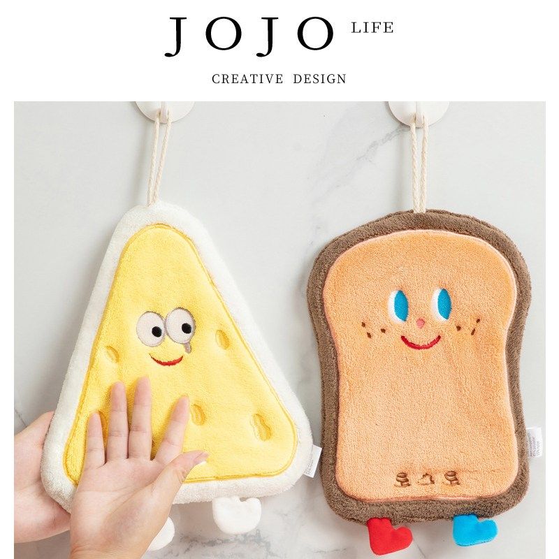JOJO L. D.u.挂式擦手速干抹布儿童加厚珊瑚绒毛巾帕 却病,家庭/个人清洁工具,厨房擦手巾,淘宝优惠券,粉丝福利购,淘宝优惠卷
