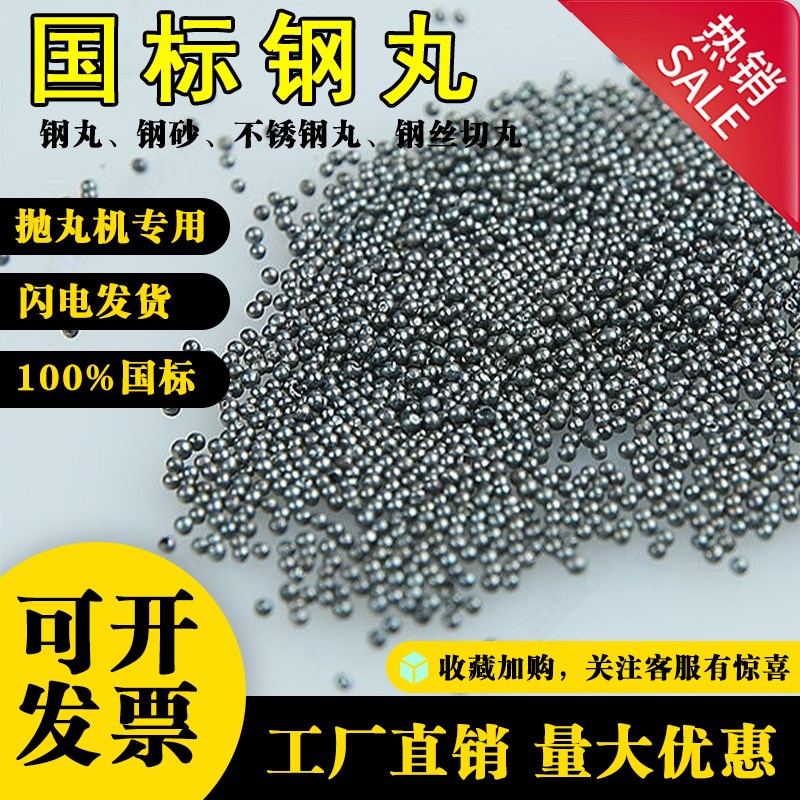 钢丸钢砂合金钢丸钢丝切丸抛丸机铸钢丸s2不锈钢丸抛光除锈钢丸