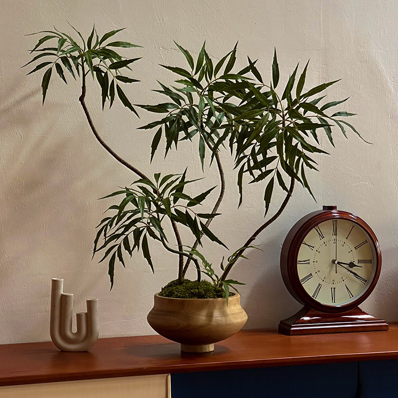 仿真绿植十大功劳花艺摆设室内桌面仿真花假植物高级感软装