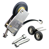 房滑轮子移门防锈铜凸轮凹滚轮浴室防水轱辘