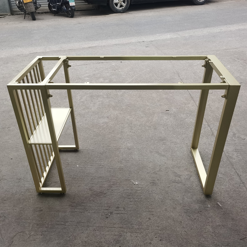 桌腿支架金属铁艺茶几脚架岩板餐桌架子底座吧台脚支撑柱桌角桌架