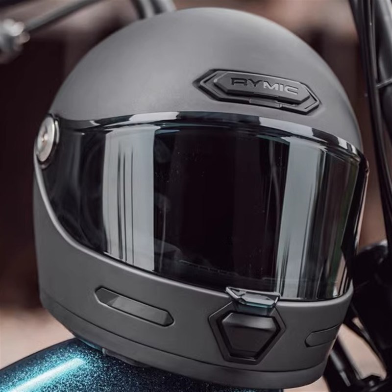 RYMIC睿觅复古巡航全盔摩托车头盔V80男女机车四季安全帽3C哈雷