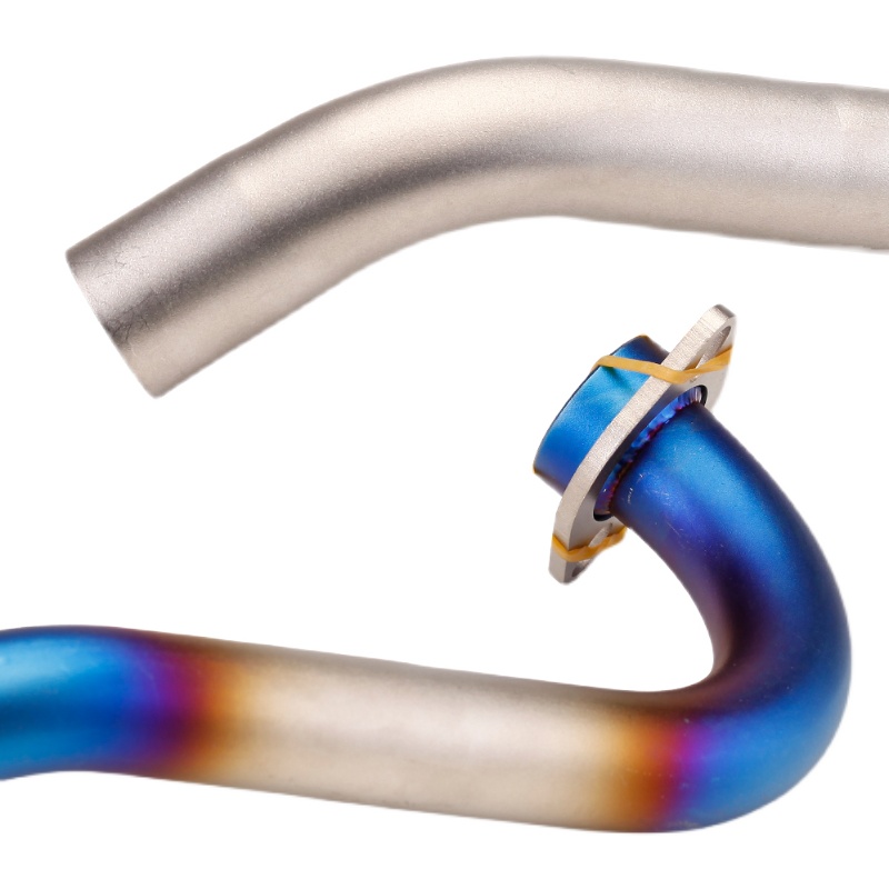 踏板车 XMX 改装锈钢前段 中段排气管 222年款