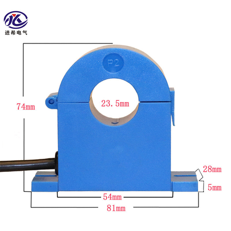 三相小型交流开口式电流互感器KCT38/23 100/5A电表开合开启50/5A