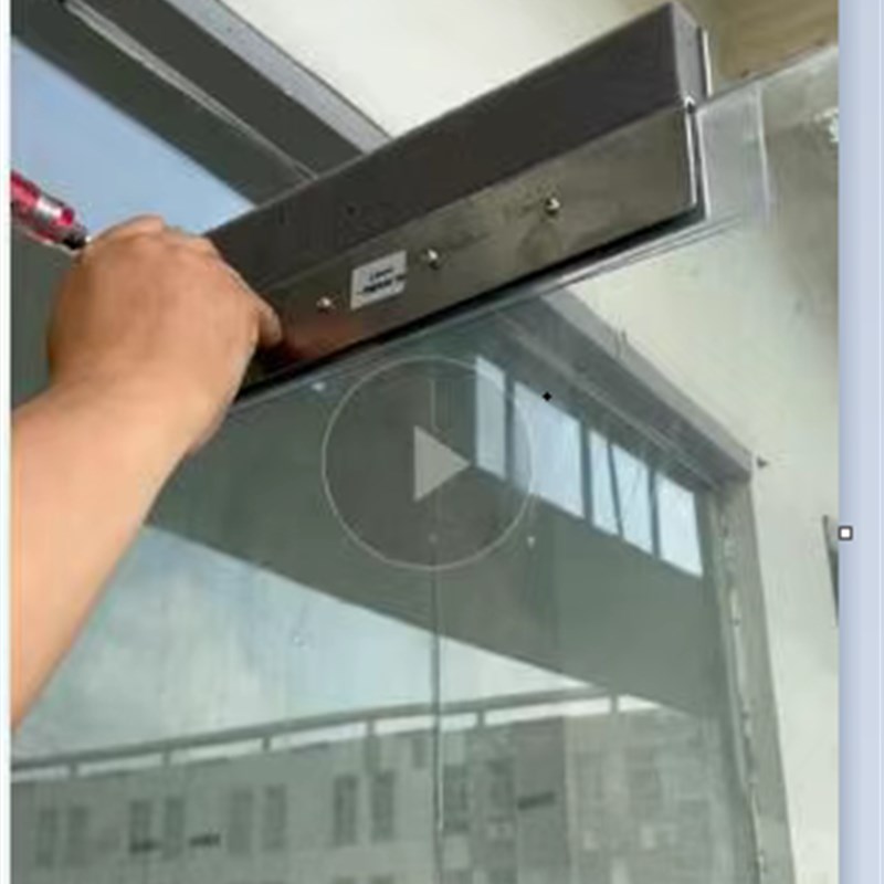 免打孔玻璃限位器防止玻璃两边门门挡限位器防推固定器外阻门器