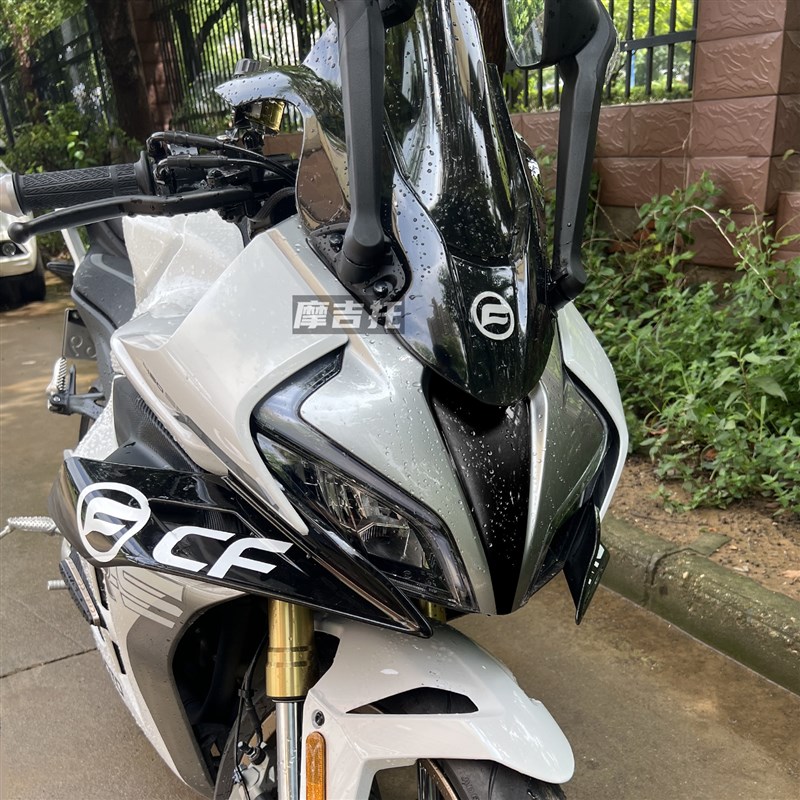 适用春风450SR/SRS改装车头前脸 大灯前脸护罩外壳 无损安装配件