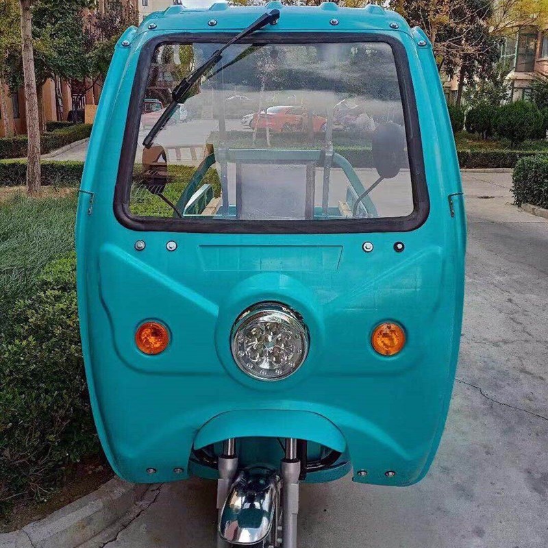电动三轮车车棚雨棚遮阳挡雨篷驾驶室前车头棚车蓬塑料前挡风