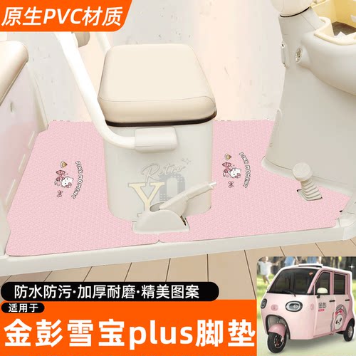 适用金彭雪宝plus碟刹版专用脚垫