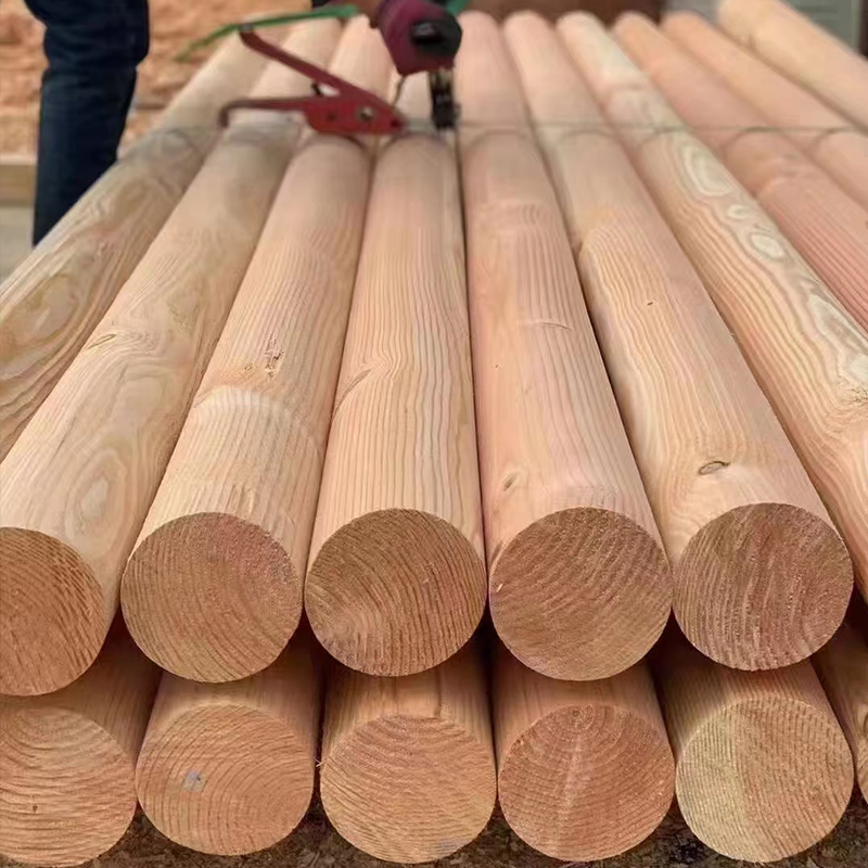 防腐木圆柱松木枕木方木条实木南方松横梁立柱杉木条花旗松樟子松