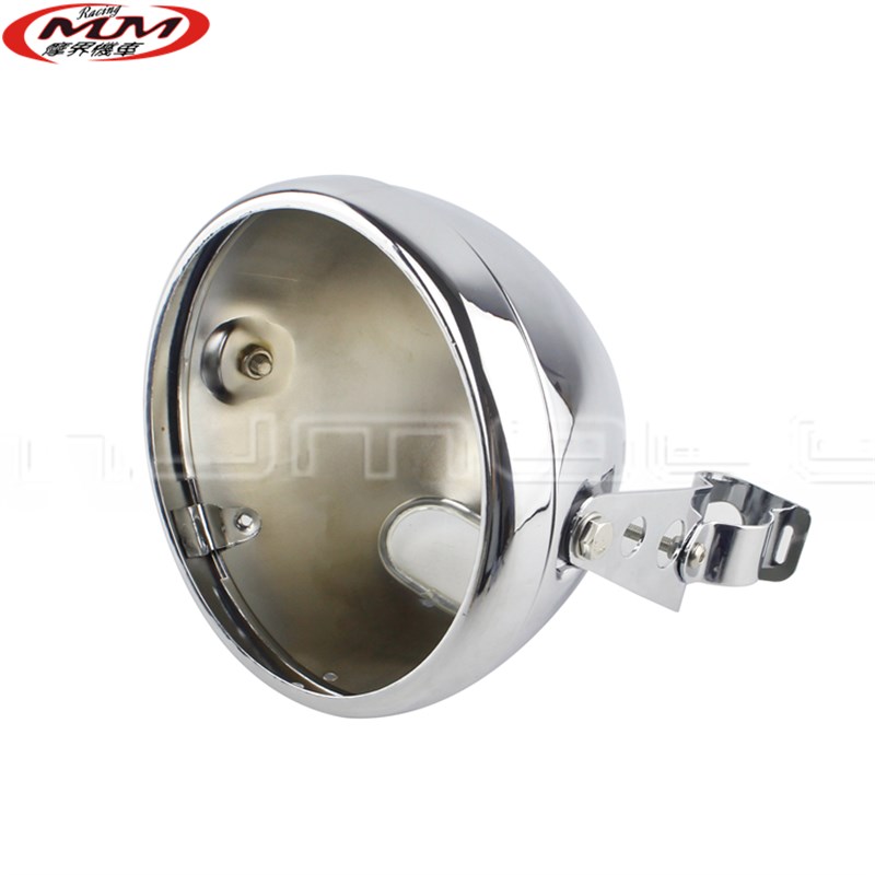 摩托车改装前大灯配件7英寸圆形LED大灯内置弹簧 大灯罩 大灯外壳