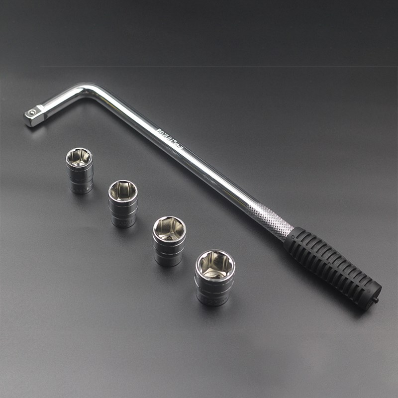 轮胎扳手省力拆卸换胎工具L型筒扳手大飞17 19 21 22 2 2MM