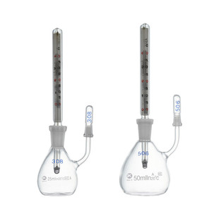 附温比重瓶附温度计玻璃实验室沥青水泥密度瓶实验耗材