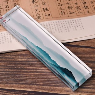 加重款 高档国画云上方镇纸 云山书画镇尺国画工具压纸器