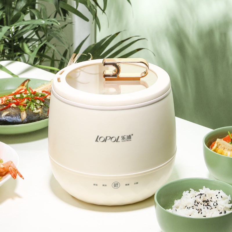 乐浦多功能小电饭煲智能家用迷你电饭锅学生宿舍小型电煮锅1-2人