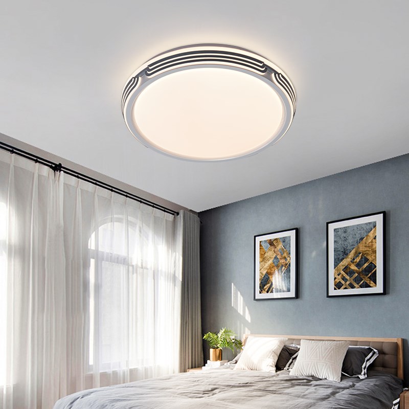 超亮房间LED吸顶灯圆形主卧室灯现代简约书房次卧阳台灯新款灯具