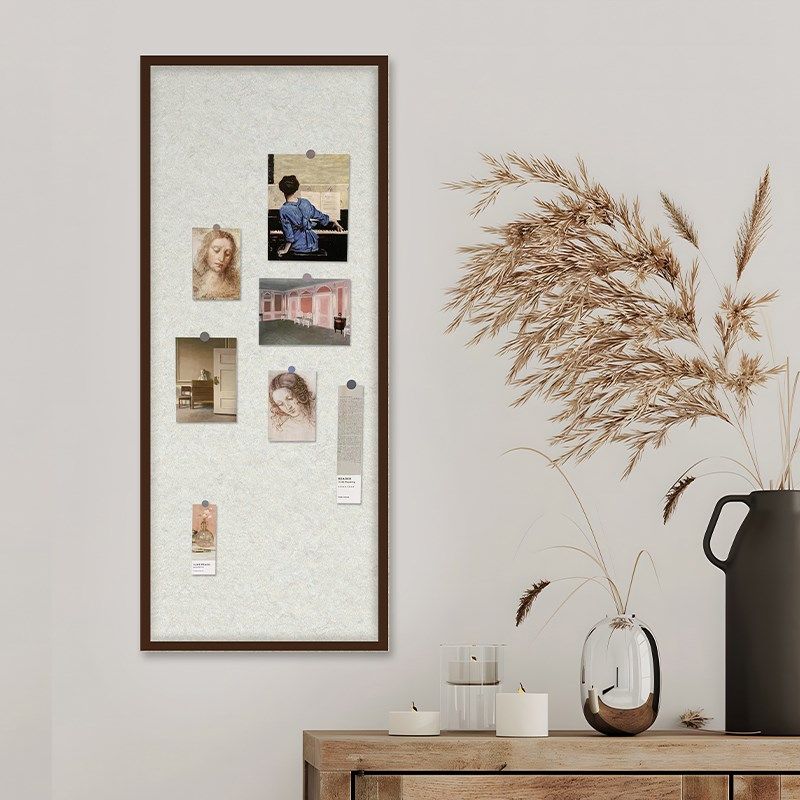 软木板照片墙毛毡墙贴留言板in风题墙愿景板玄关客厅墙面装饰便签