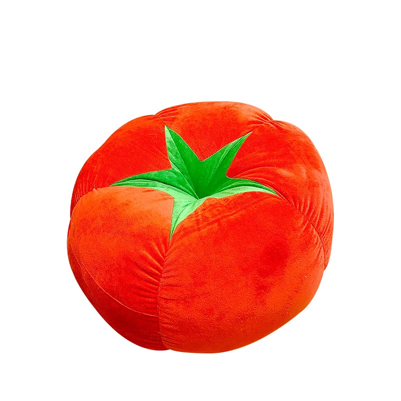 蔬菜坐垫椅子垫屁垫餐椅座垫久坐凳子沙发屁股垫拍照道具柿子抱枕