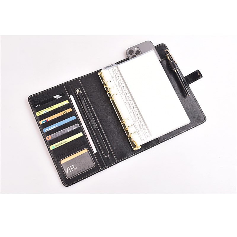 子艺5活页夹记事商务会议记录旅行手帐学生多功能复古笔记本