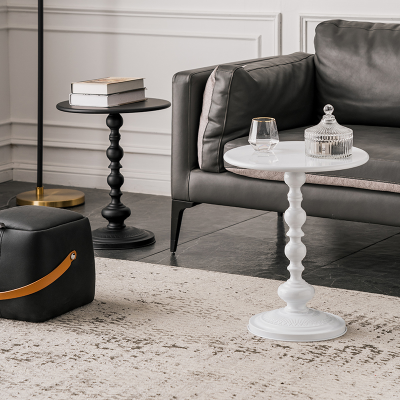 北什法式铁艺沙发边几家用现代小户型客厅边桌设计师复古茶几