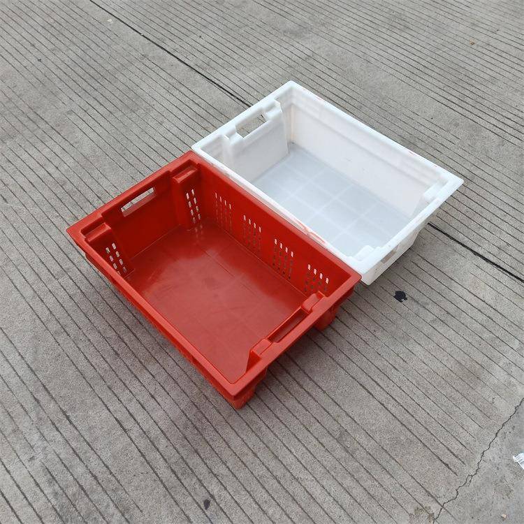冷库肉筐加厚塑料箱加厚错位箱冷鲜肉盆冷冻盆食品周转箱