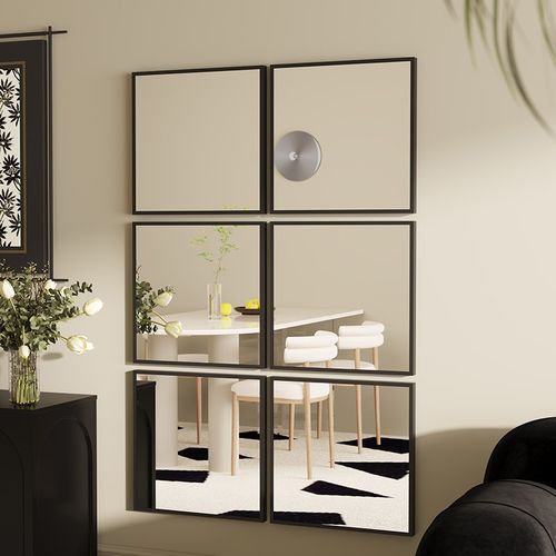 现代全身镜法式复古镜子壁挂贴墙穿衣镜遮挡试衣镜家用装饰镜