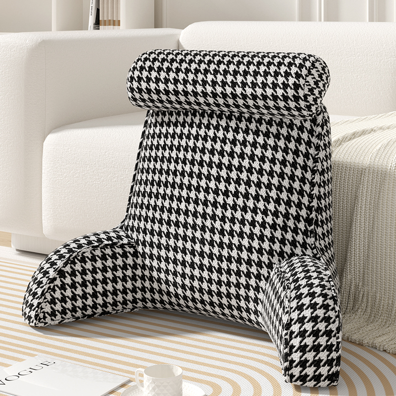 腰枕靠垫孕妇护腰雪尼尔面料小孩子抱枕可拆洗水洗不变形护腰靠垫