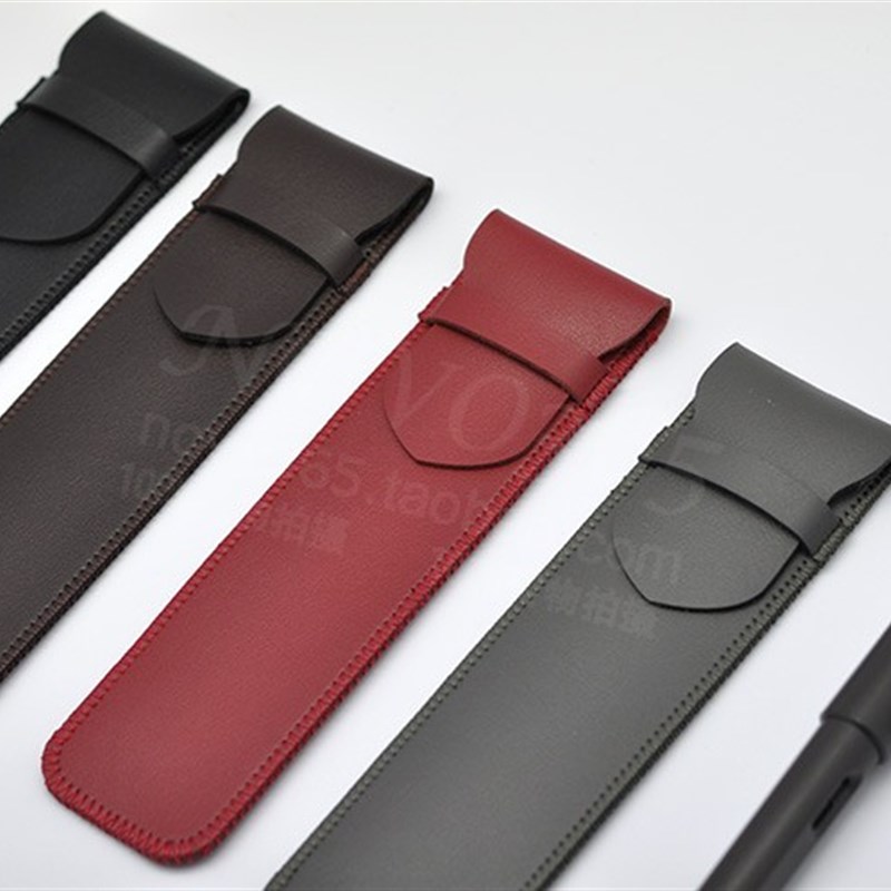 超薄便携笔袋白金LMY凌美签字笔 钢笔皮 保护笔内袋超纤革