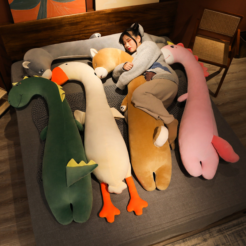 恐龙长条抱枕女生睡觉夹腿专用拆洗男生款床上沙发靠枕靠垫夏季