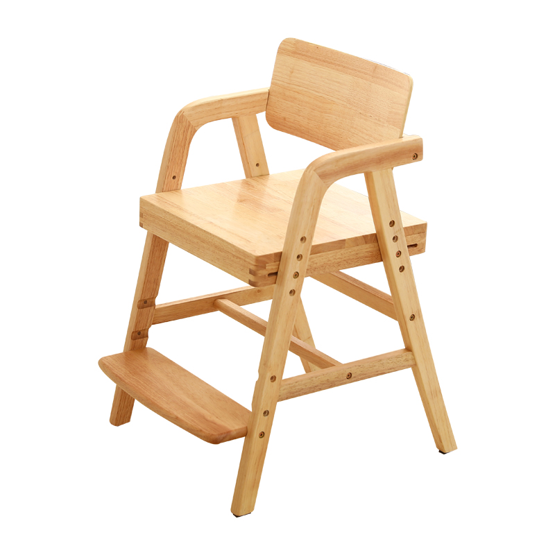 儿童学习椅实木升降小学生写字桌椅子成长座椅家用靠背儿童餐椅
