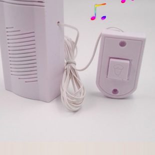 带线电子门铃 音乐有线门铃 按钮叮咚门铃家用宾馆门铃老人呼叫器