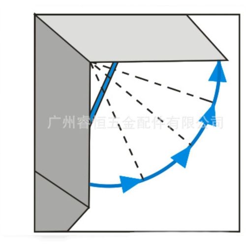 窄铝框上翻门支撑2极简玻璃门随意停气撑窄边框吊柜气压杆支撑杆