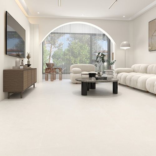 斯米克天鹅绒肌肤釉柔光砖奶油白地板砖瓷砖客厅地砖墙砖