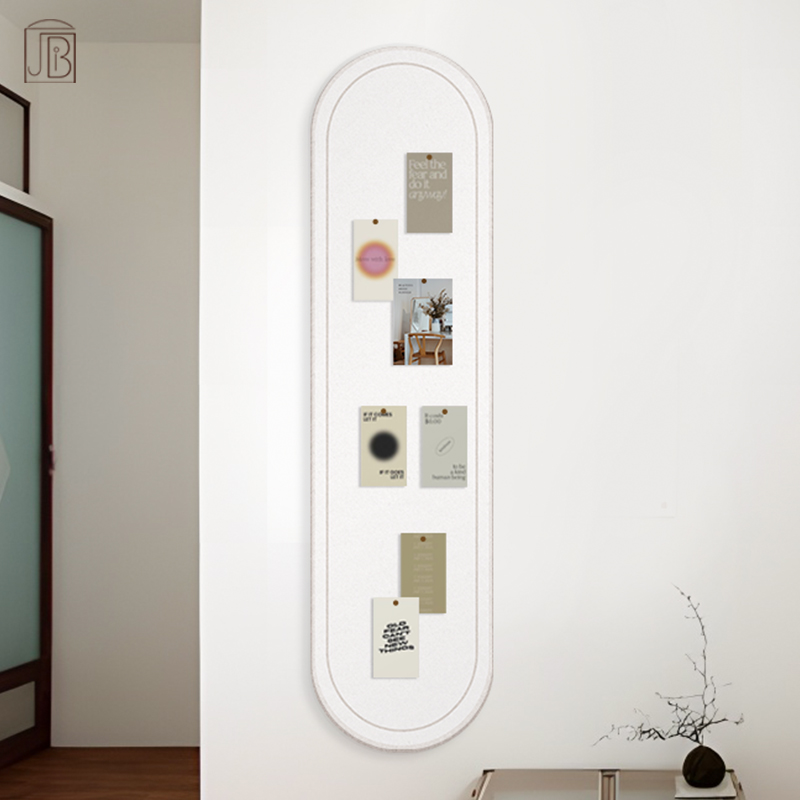 毛毡板墙贴软木板照片墙告示板题墙in留言板挂墙桌面便签板自粘背