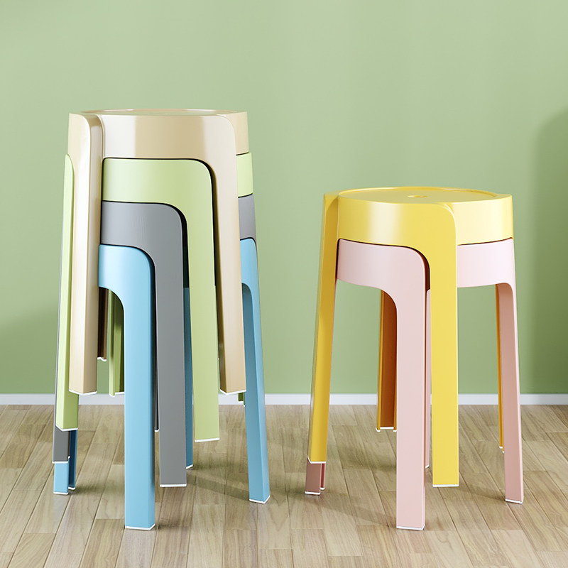 塑料家用加厚叠放风车高凳结实耐用餐桌现代高板凳,住宅家具,其它凳子,淘宝优惠券,粉丝福利购,淘宝优惠卷