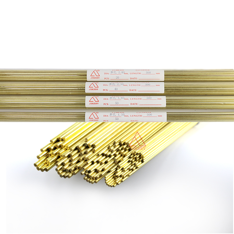 多孔黄铜管0长-.0细孔放电穿孔电极管电火花机打孔机