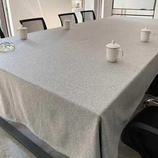 酒店会议室桌布羊绒手感长方形茶几布高级感桌布商用台布定制
