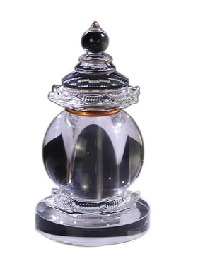 白水晶舍利塔装藏供养舍利子甘露丸藏红花佛前桌面佛堂供养摆件