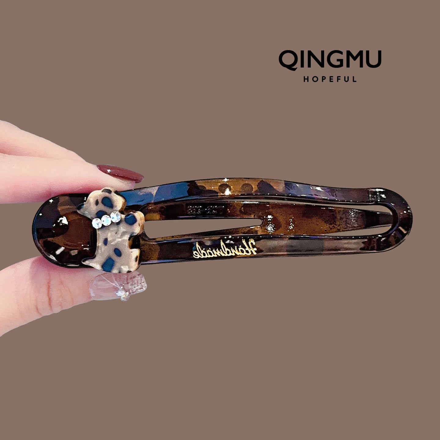 复古豹纹小猫盘发夹子鸭嘴夹女高级感后脑勺盘发一字夹发量多发饰,饰品/流行首饰/时尚饰品新,发饰,淘宝优惠券,粉丝福利购,淘宝优惠卷