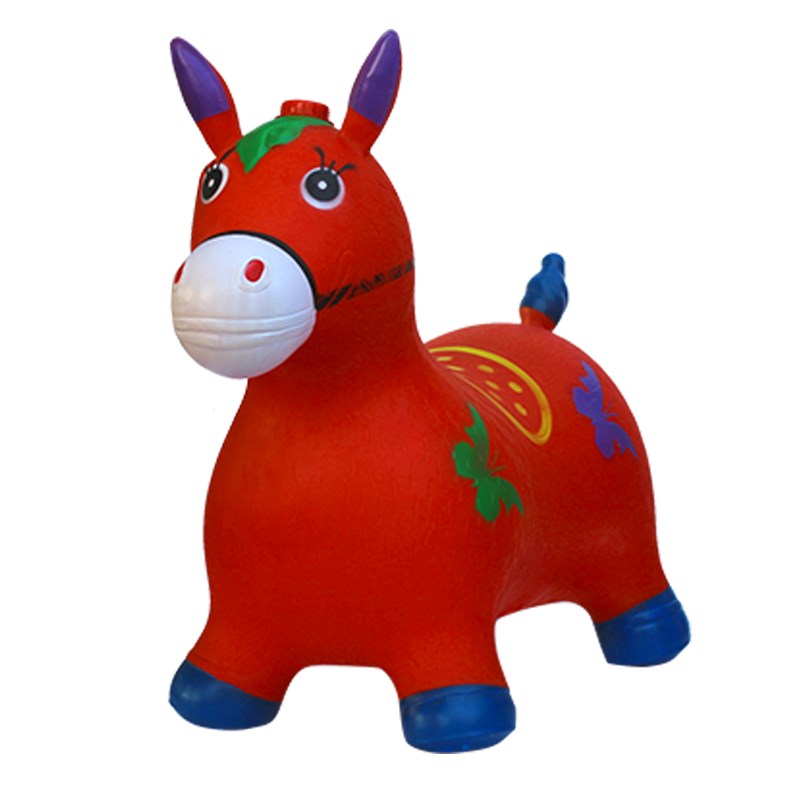 儿童充气跳跳马坐骑加厚加大充气马马骑马小孩音乐跳跳牛小鹿