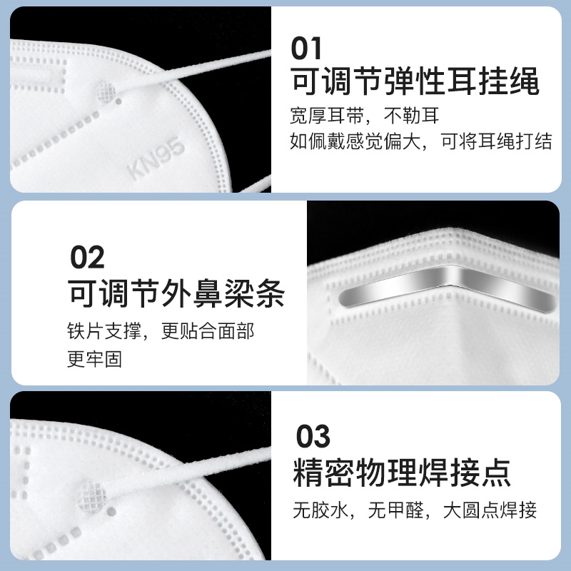km95恩95嗯九五口罩n九五口罩防尘口罩一次性透气工业粉尘d立体