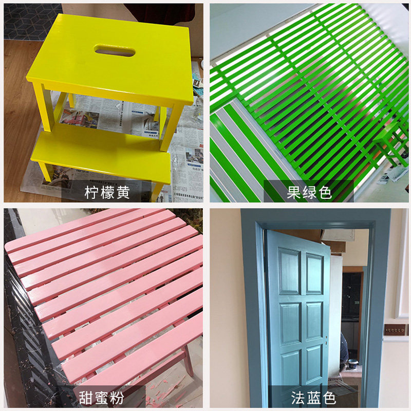 实木家俱专用漆改色漆木制老旧木门翻新刷门油漆无味无毒室内环保