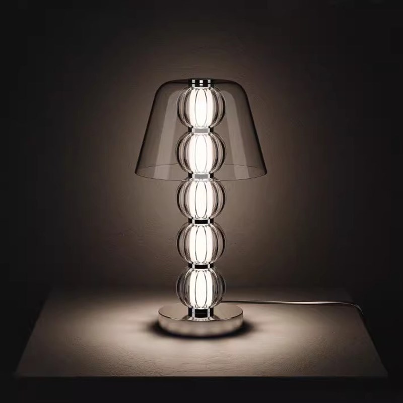 新款意式设计师客厅吊灯艺术卧室玻璃灯书房床头意大利珍珠灯