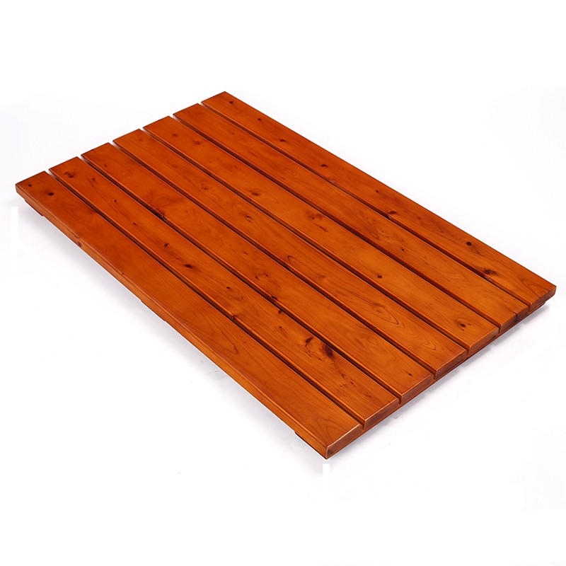 香柏木洗澡间防滑垫浴室木地垫淋浴房地板实木脚踏板防水木垫门垫