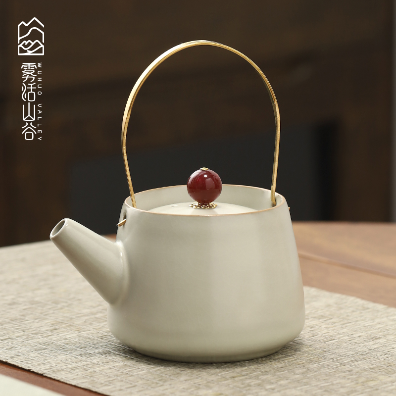 中式复古提梁壶功夫茶具茶壶礼盒